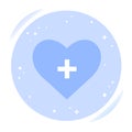 Medical Health Heart Care Clinic Plus People Healthy Life Care Vector Icon